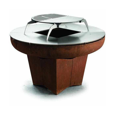 Goanna Base Corten Steel BBQ Grill Fire Pit i grill Ring Cooking
