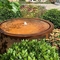 Dekoracyjne zewnętrzne funkcje wodne Okrągłe stoły wodne ze stali Corten 100 cm