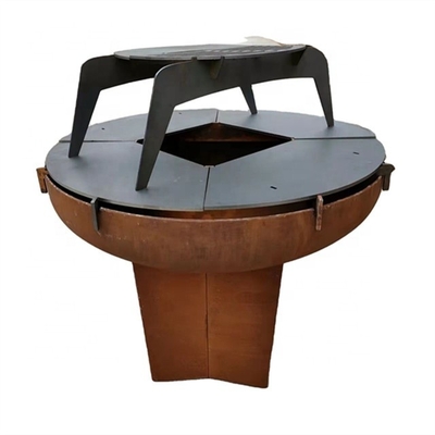Goanna Base Corten Steel BBQ Grill Fire Pit i grill Ring Cooking