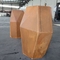 Fuxin Indoor Outdoor Corten Steel Planter Sześciokątna metalowa donica geometryczna